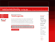 Tablet Screenshot of betriebsanleitung-suche.de